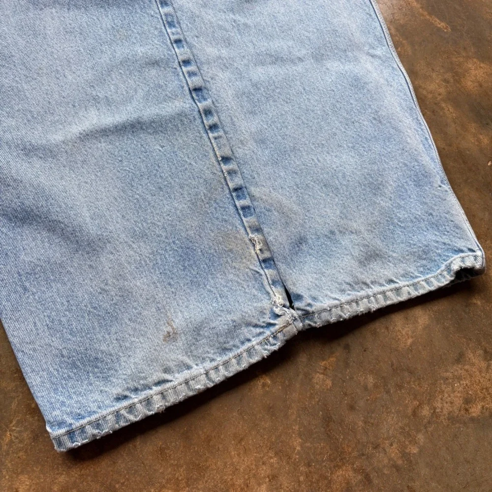 Dickies Mens Carpenter Jeans Light Wash Blue Denim Workwear Pants 1993SNB 36x32 - Picture 2 of 8